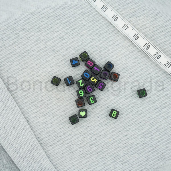 6 mm Siyah Zar Rakam