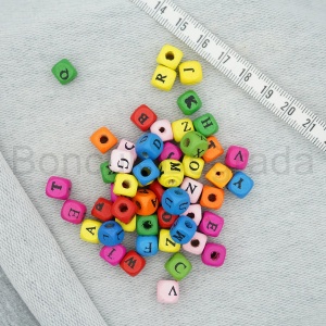 8 mm Ahşap Zar Harf 