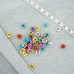 6 mm Renkli Zar Harf