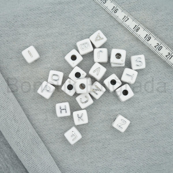 10 mm Gümüş Zar Harf