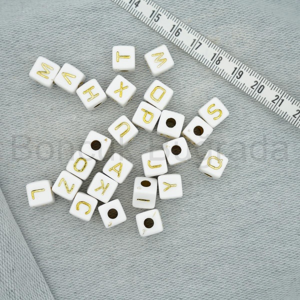 10 mm Altın Zar Harf