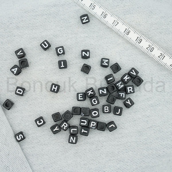 6 mm Siyah Zar Harf 