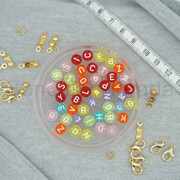 7 mm Renkli Harf