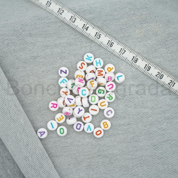 7 mm Renkli Yassı Harf