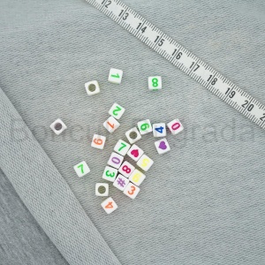 6 mm Renkli Zar Rakam