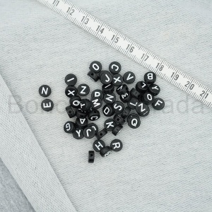 7 mm Siyah Yassı Harf