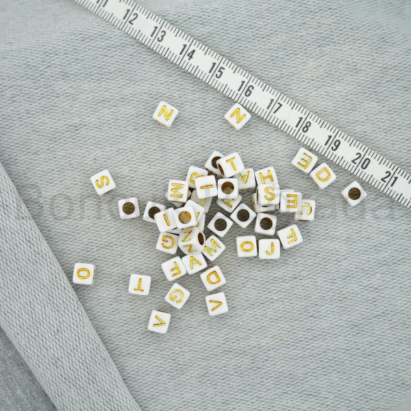 6 mm Altın Zar Harf