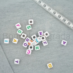 8 mm Renkli Zar Harf