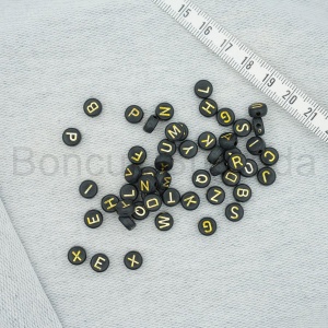 7 mm Altın Yassı Harf