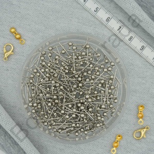 2x3 mm Kararmaz Top Küpe Çivisi 