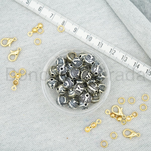 8 mm Metal Yuvarlak Harf
