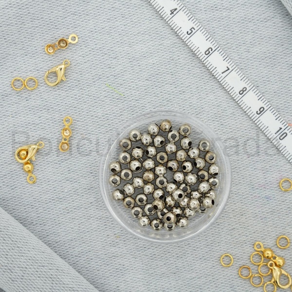 4 mm Metal Top Boncuk