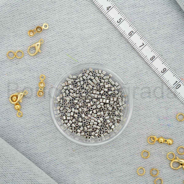 2x2 mm Metal Boru Bit Boncuk