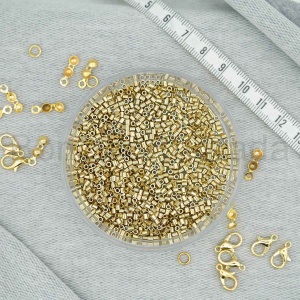 2x2 mm Metal Boru Bit Boncuk