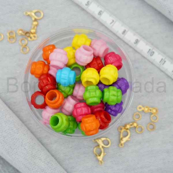 Plastik Renkli Boncuk