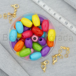 Plastik Renkli Boncuk