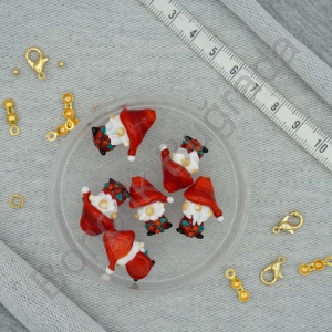 Noel Baba Figürlü Murano Boncuk 
