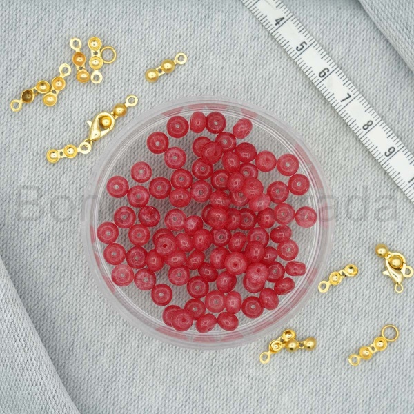 6 mm Rondela Kesim Jade Taşı