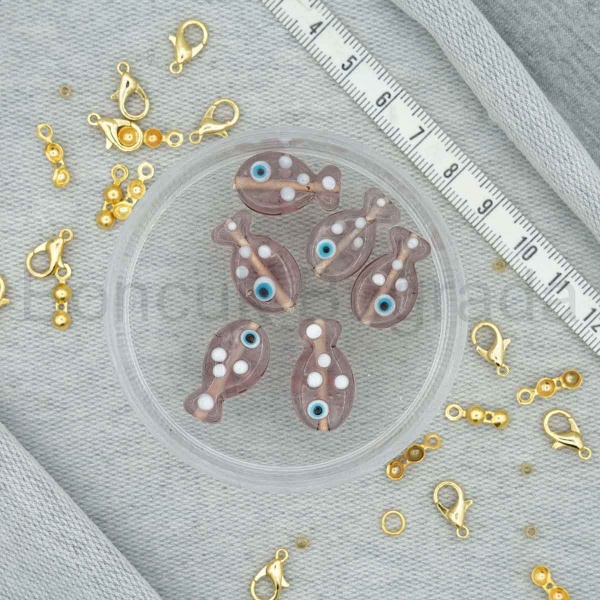 Balık Figürlü Murano Boncuk 