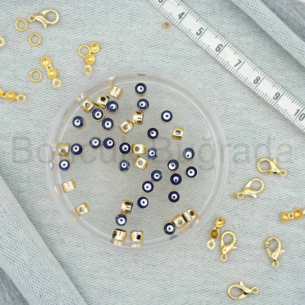 6 mm Sıvama Nazar Boncuğu 