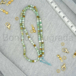 3 mm Fasetli Amazonit Taşı