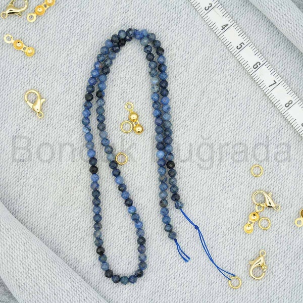 3 mm Fasetli Lapis Lazuli Taşı