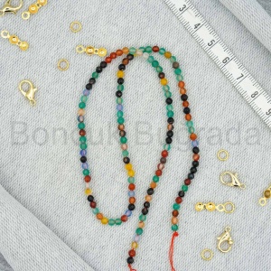 3 mm Fasetli Akik Taşı