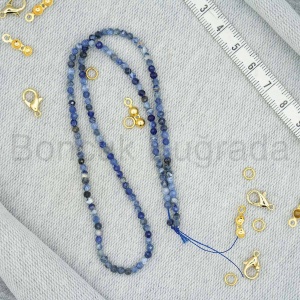 3 mm Fasetli Sodalit Taşı