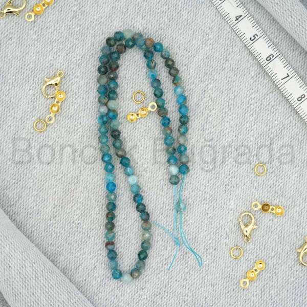 4 mm Fasetli Apatit Taşı