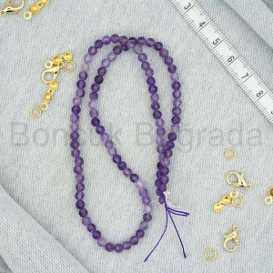 4 mm Fasetli Ametist Taşı