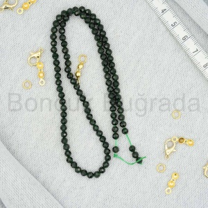 4 mm Fasetli Yeşil Yıldız Taşı