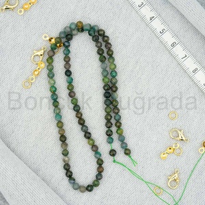 4 mm Fasetli Akik Taşı