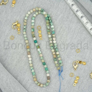 4 mm Fasetli Amazonit Taşı