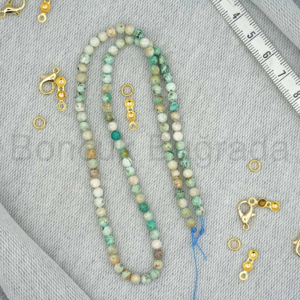 4 mm Fasetli Amazonit Taşı