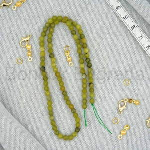 4 mm Fasetli Kanada Jade Taşı