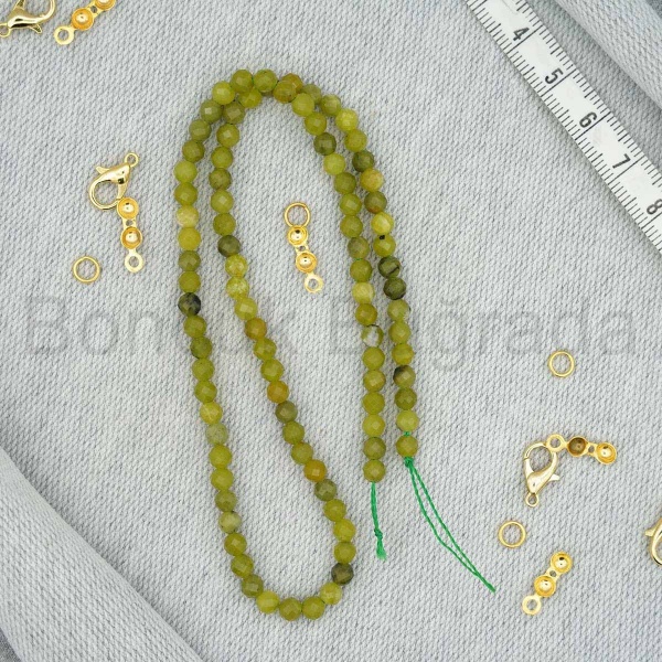 4 mm Fasetli Kanada Jade Taşı