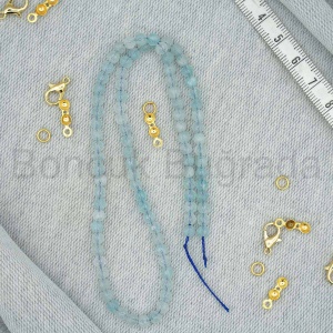 4 mm Fasetli Aquamarin Taşı