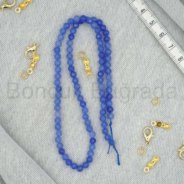 4 mm Fasetli Akik Taşı