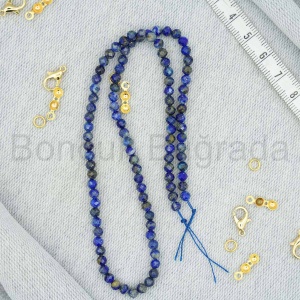 4 mm Fasetli Lapis Lazuli Taşı