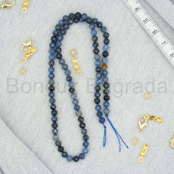 4 mm Fasetli Lapis Lazuli Taşı