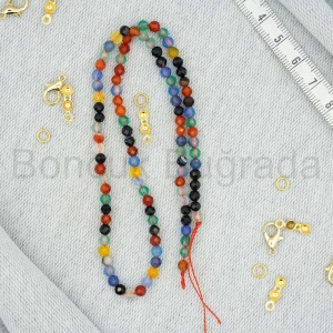 4 mm Fasetli Akik Taşı