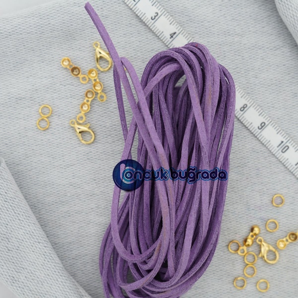 2.7 mm Süet Fitil İp