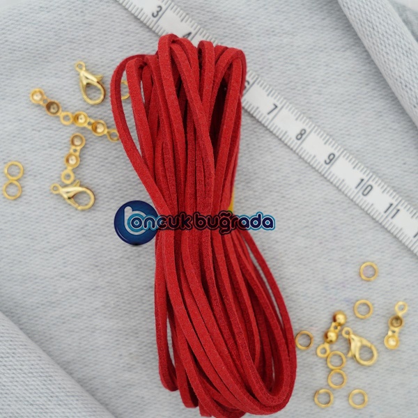 2.7 mm Süet Fitil İp
