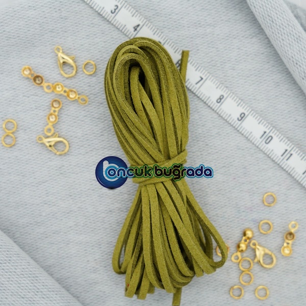 2.7 mm Süet Fitil İp