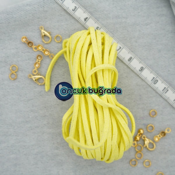2.7 mm Süet Fitil İp