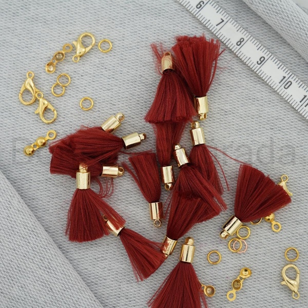 2.5 cm Kapsül İp Püskül