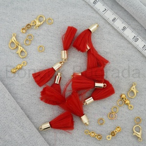 2.5 cm Kapsül İp Püskül