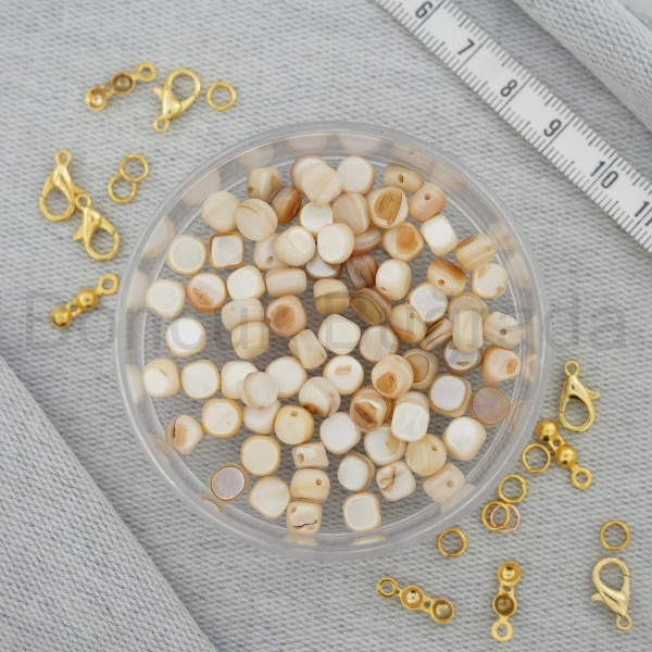 6 mm Sedef Boncuk