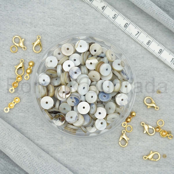 3x8 mm Sedef Boncuk