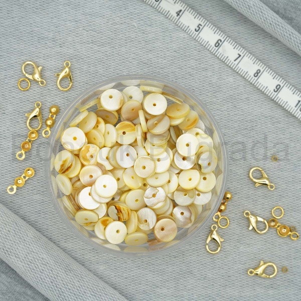 3x8 mm Sedef Boncuk